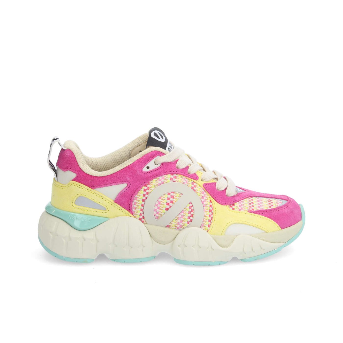 KRAZEE RUNNER W - SUEDE/GRASS/SDE - ROSE/JAUNE